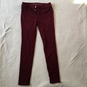 MAROON JEGGINGS